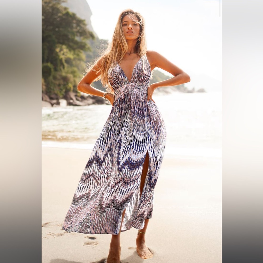 Cupshe Boho Plunging V-Neck Dress
